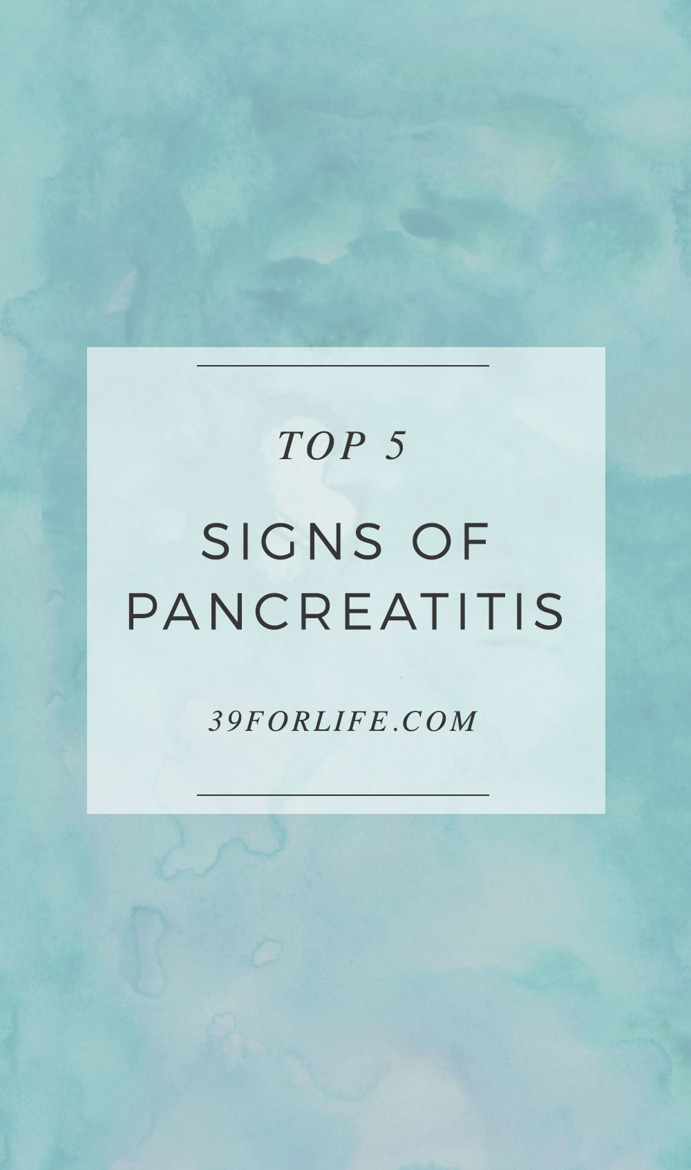 Pancreatitis can be notoriously tricky to diagnose. Here are the top five symptoms of pancreatitis you should see your doctor about.