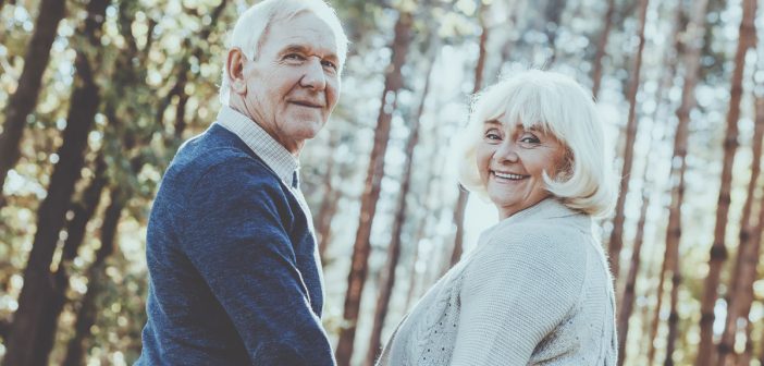 senior citizen couple image