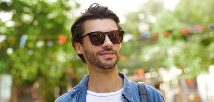 Young man in sunglasses