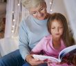 Grandmother and Granddaughter bedtime story