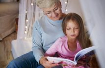 Grandmother and Granddaughter bedtime story